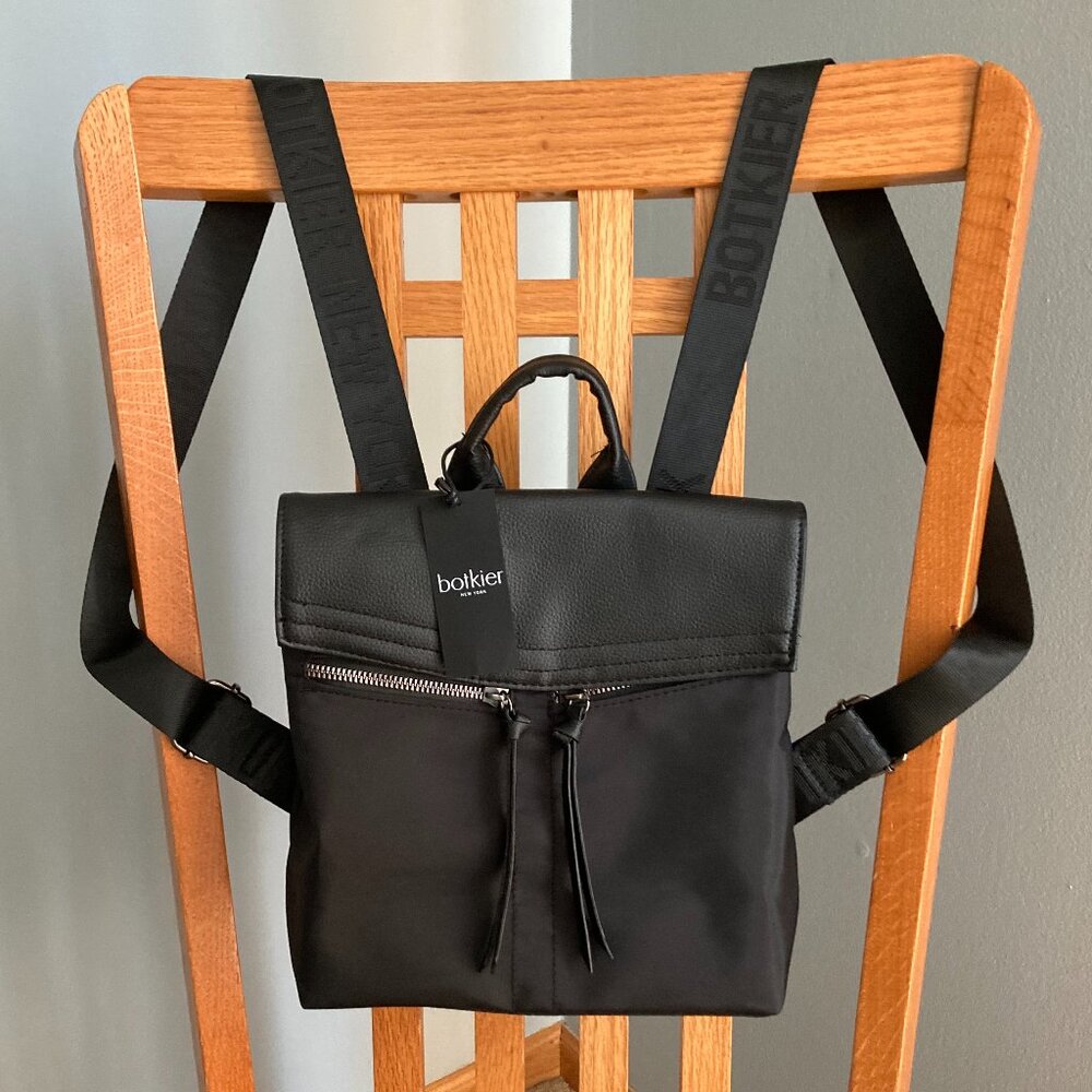 Mini Nylon Black Backpack NWT Botkier New York